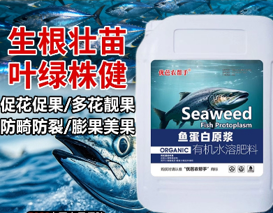 鱼蛋白原浆有机水溶肥料生根壮苗养根活化土壤膨果绿叶提质增产